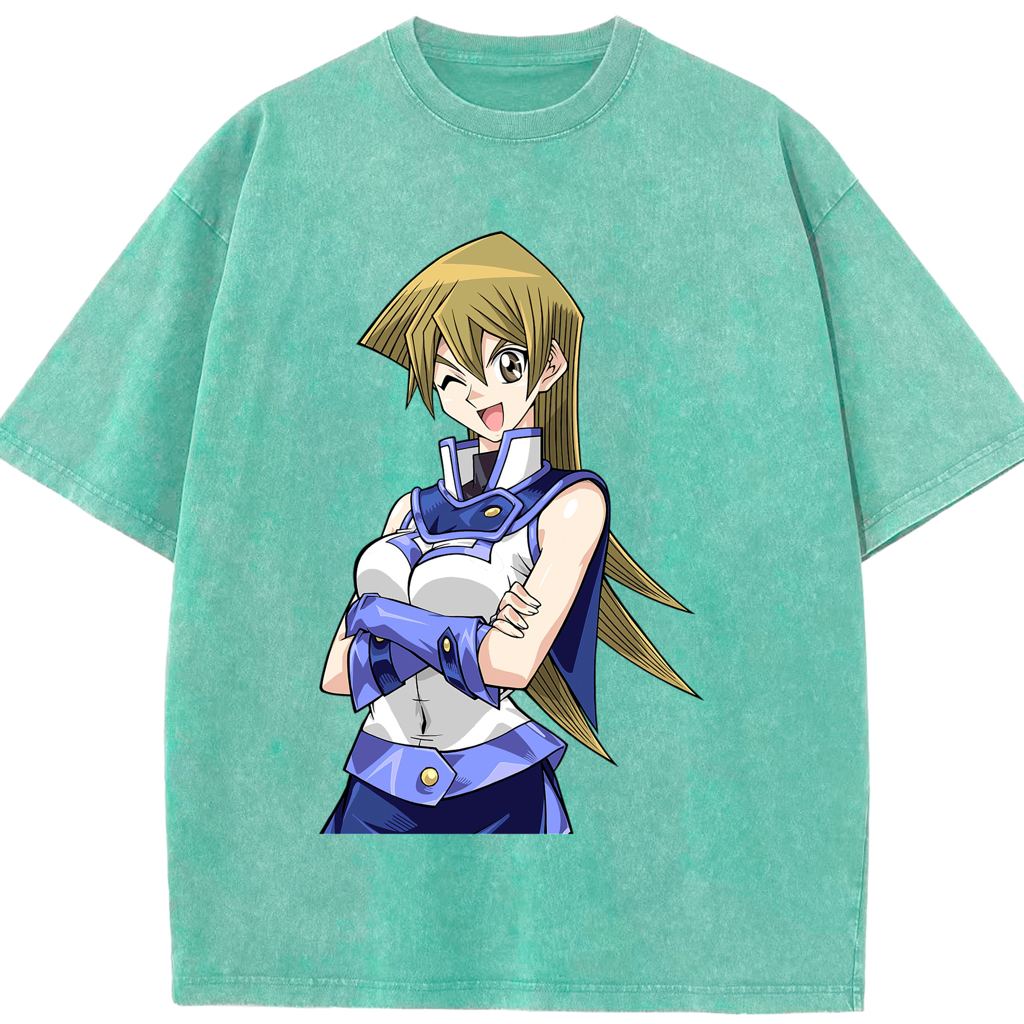 （画像用） 遊☆戯☆王 Yu-Gi-Oh! 綿100% ヴィンテージ風 半袖Tシャツ（フロントプリント）